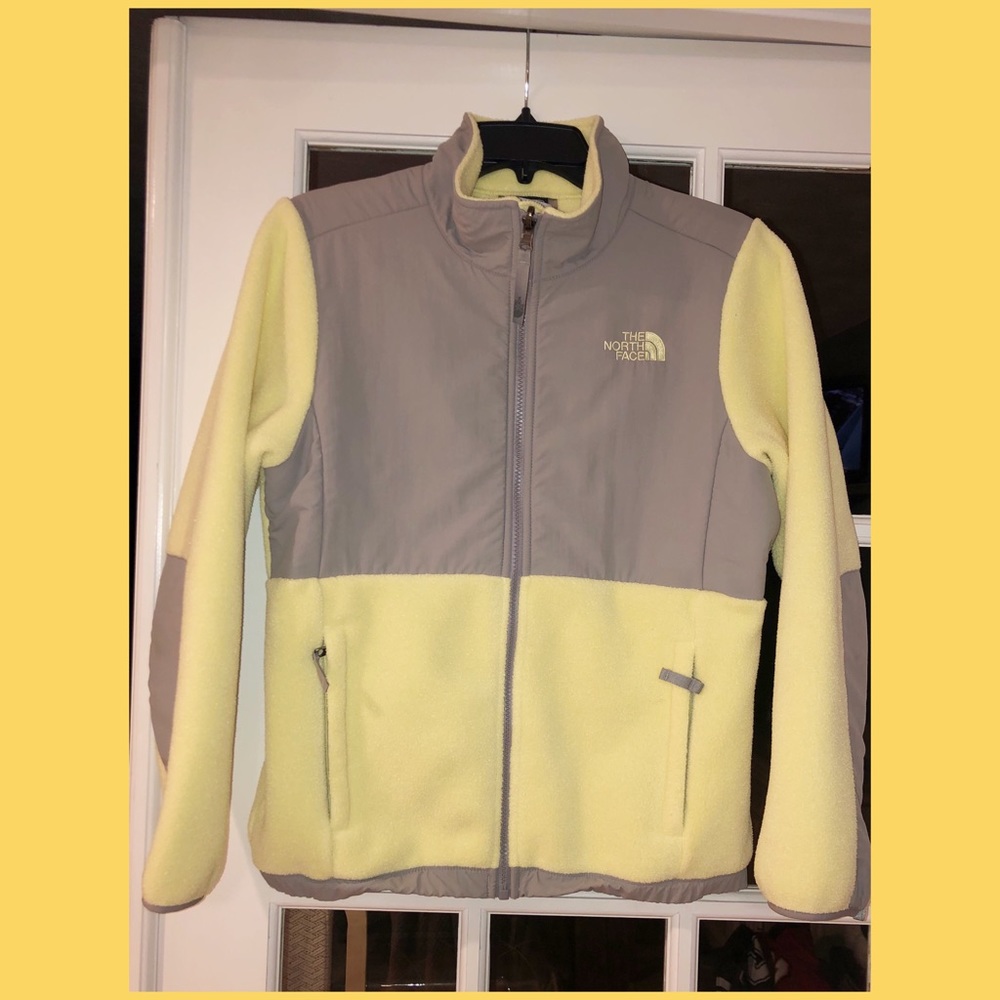 Girls L 14/16 Yellow Northface Jacket